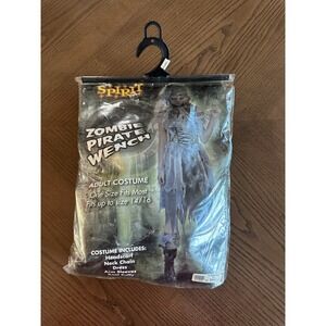 Spirit Halloween Pirate Zombie‎ Womans Costume Adult One Size Fits Most NWT